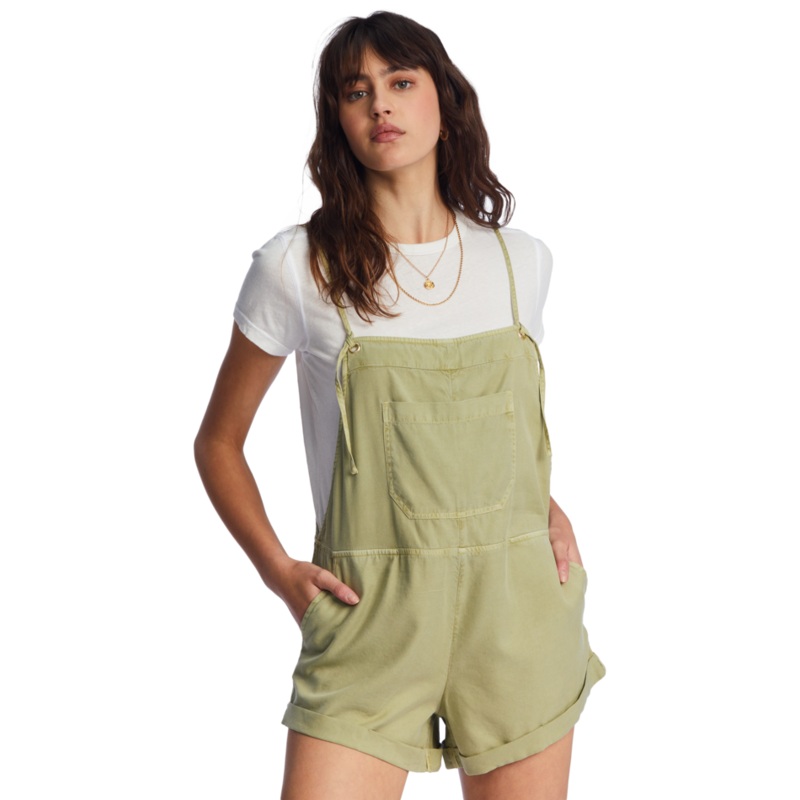 Billabong Wild Pursuit Romper-Avocado