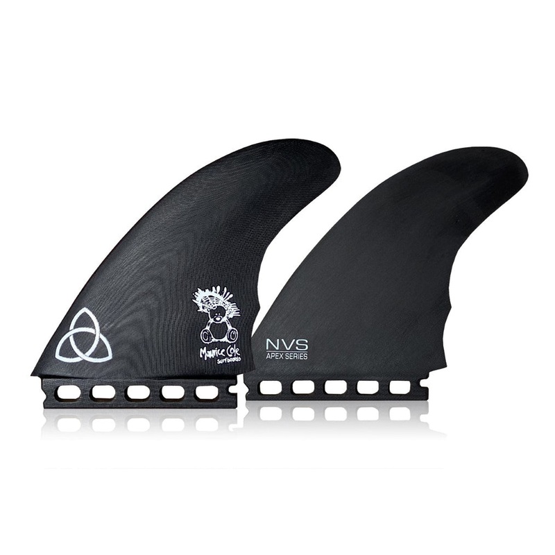 NVS Maurice Cole Futures Twin Pin Apex Twin Fin Set