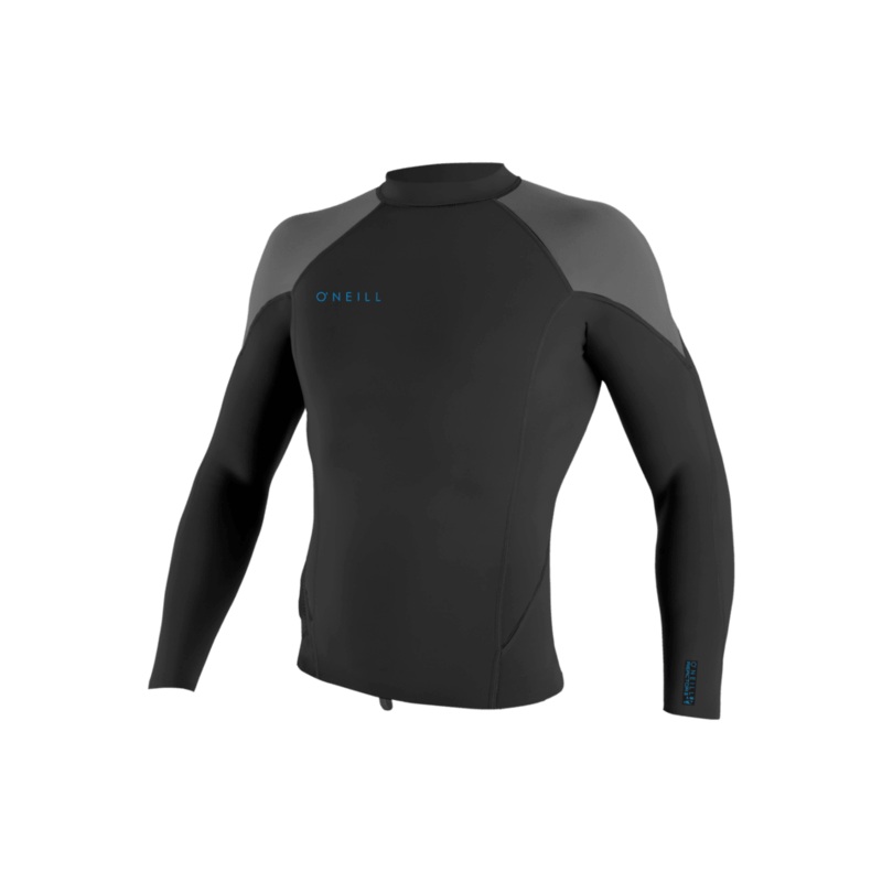 O’Neill Youth Reactor-2 1.5/1mm L/S Top-Blk/Graph/Coolgry