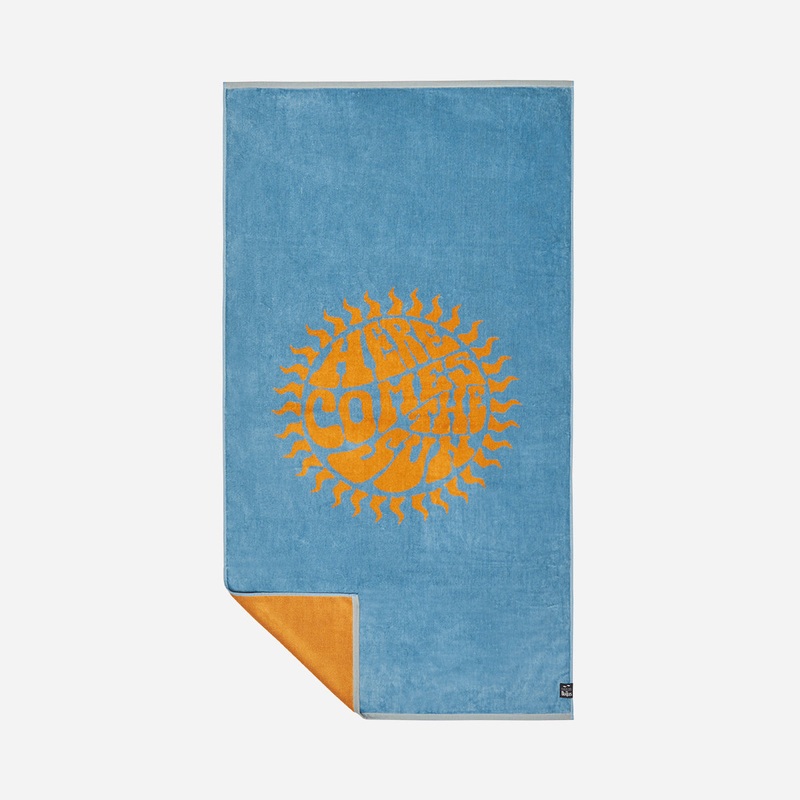 Slowtide Here Comes the Sun Towel-Blue