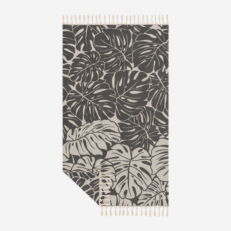 Slowtide Tarovine Towel-Black