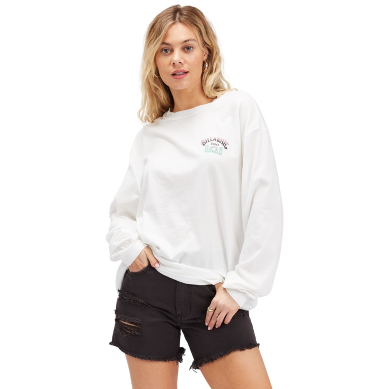 Billabong Tons of Sun L/S Tee-Salt Crystal