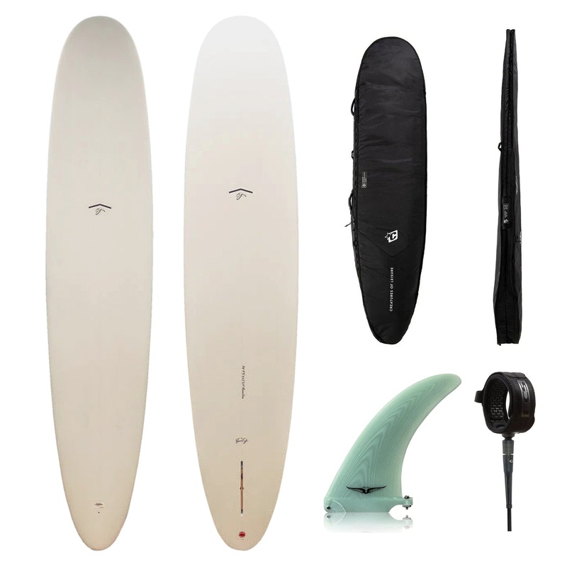 CJ Nelson Parallax Thunderbolt Red 9’6″ Board Package