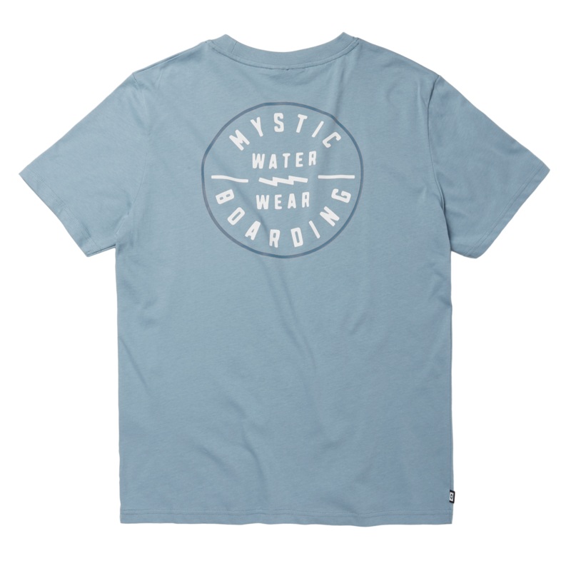 Mystic Boarding Tee-Grey Blue
