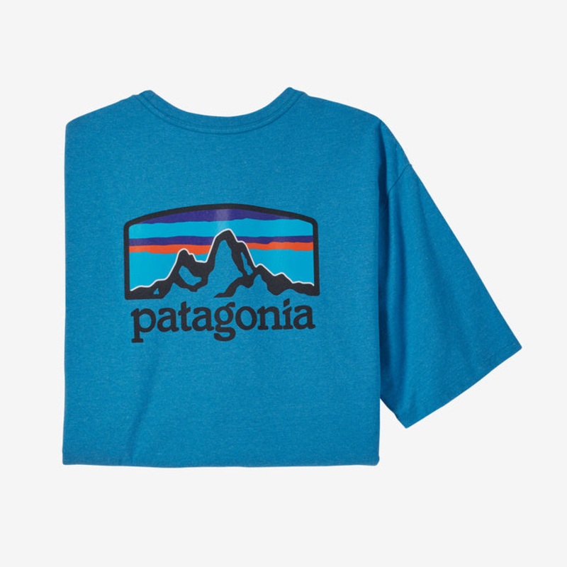 Patagonia Fitz Roy Horizons Responsibili Tee-Anacapa Blue