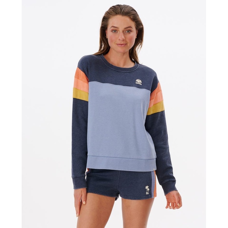 Rip Curl Melting Crew Sweatshirt-Navy