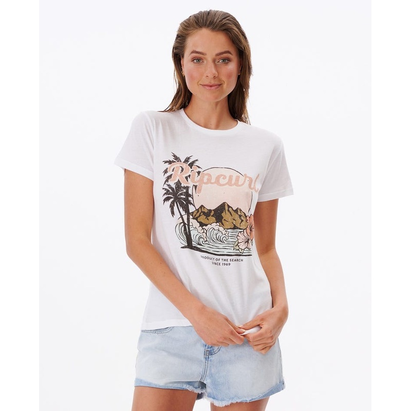 Rip Curl Sunset Sessions Standard Tee-White