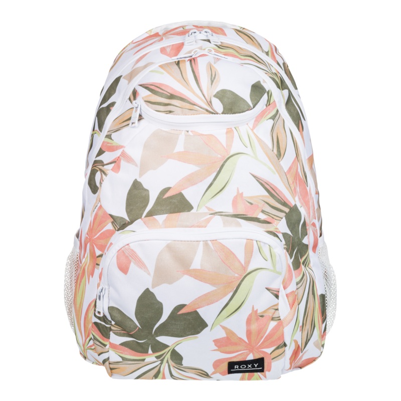 Roxy Shadow Swell Printed Backpack-Bright White