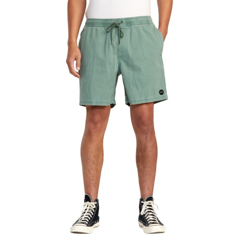 RVCA Escape Elastic Shorts-Spinach