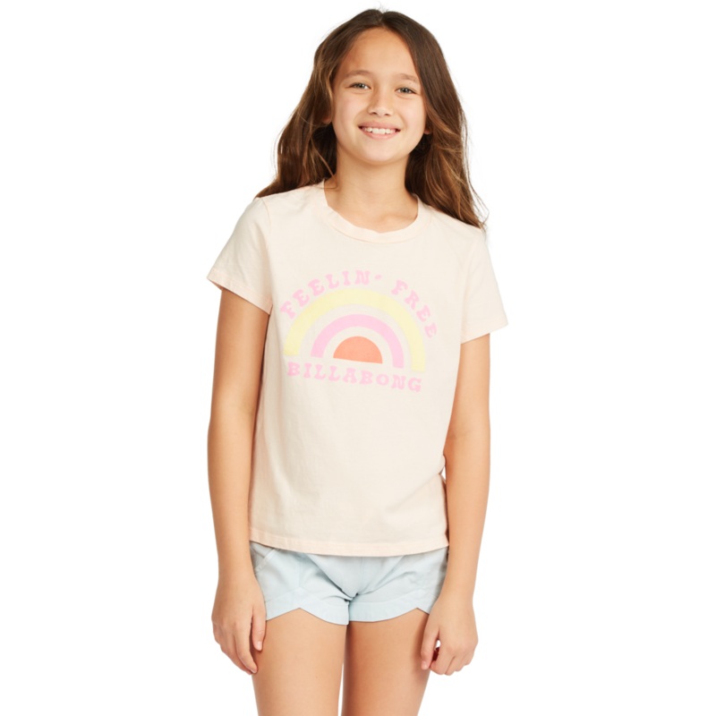 Billabong Feelin Free Tee-Just Peachy