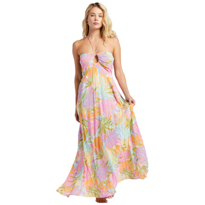 Billabong So Groovy Dress-White/Multi