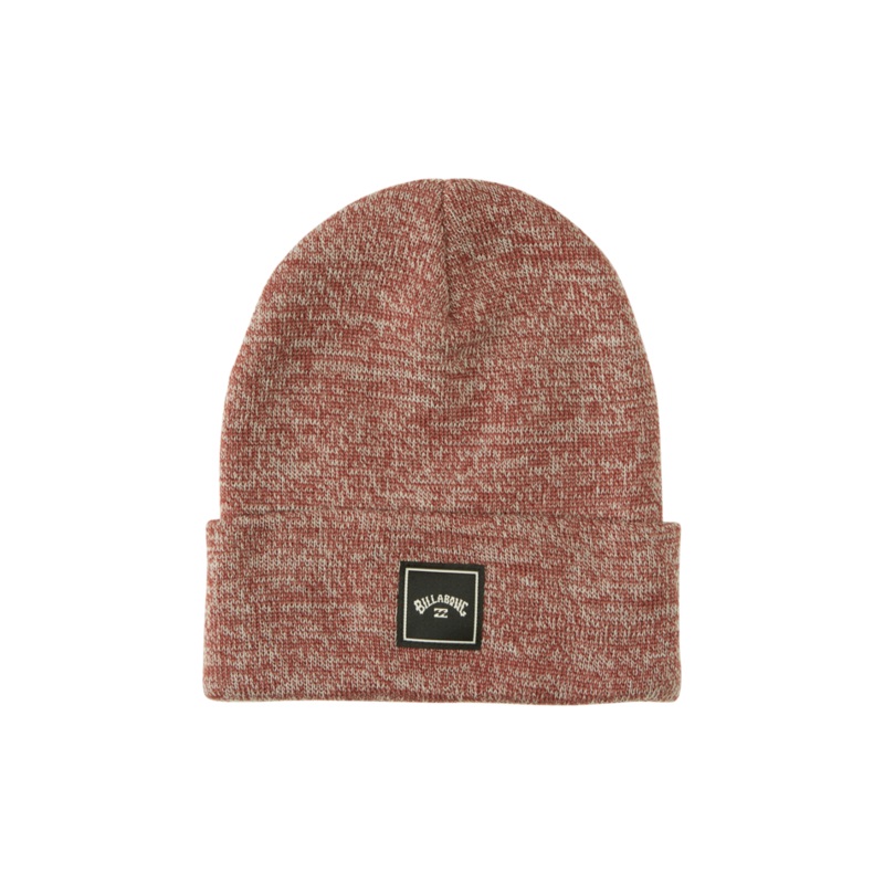 Billabong Stacked Heather Beanie-Oxblood