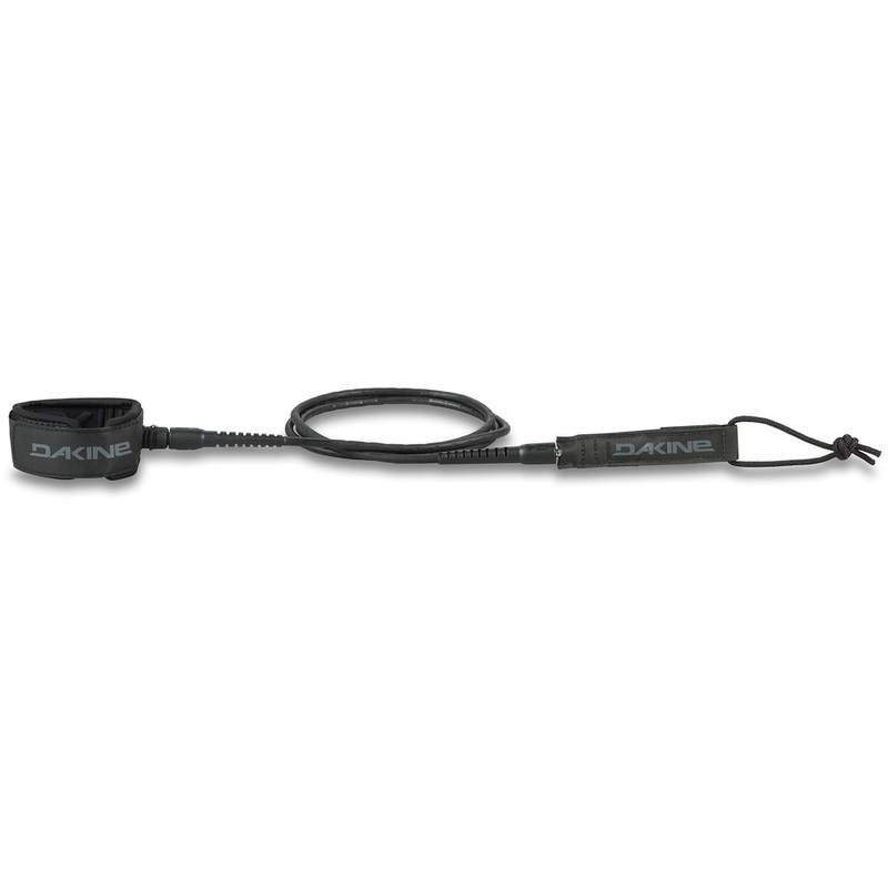 Dakine Kainui Plus Leash-Black-8′ x 1/4″