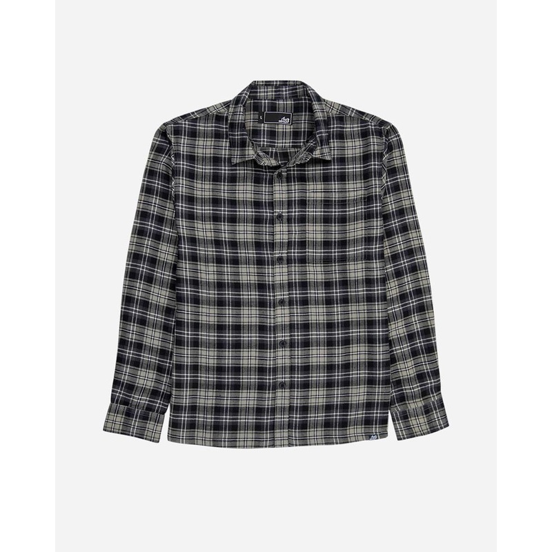 Lost Runaway Flannel L/S Shirt-Jade