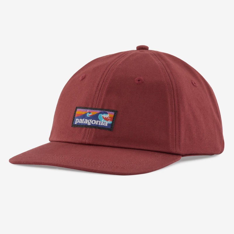 Patagonia Boardshort Label Trad Hat-Sequoia Red