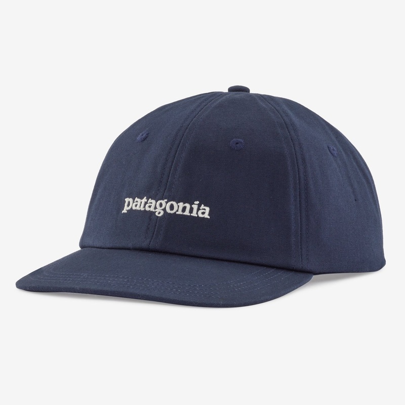 Patagonia Fitz Roy Icon Trad Hat-Text Logo: New Navy