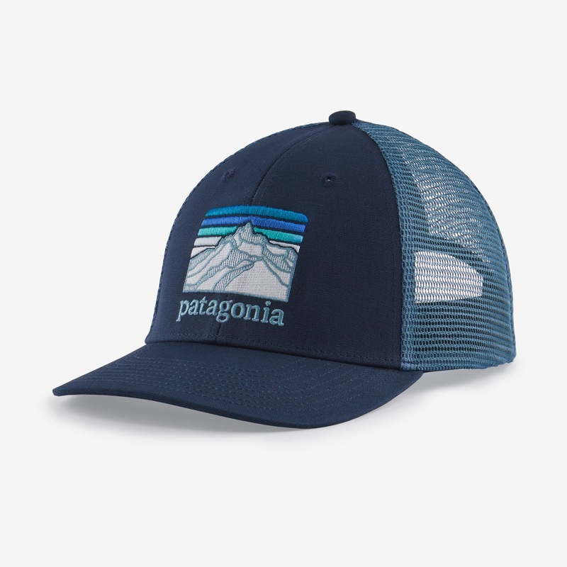 Patagonia Line Logo Ridge LoPro Trucker Hat-New Navy