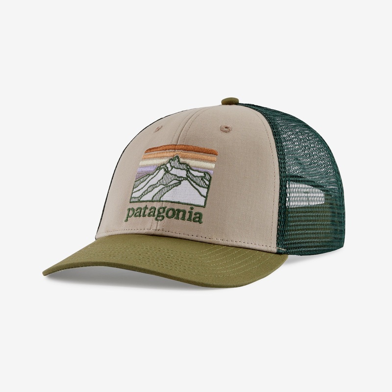 Patagonia Line Logo Ridge LoPro Trucker Hat-Oar Tan