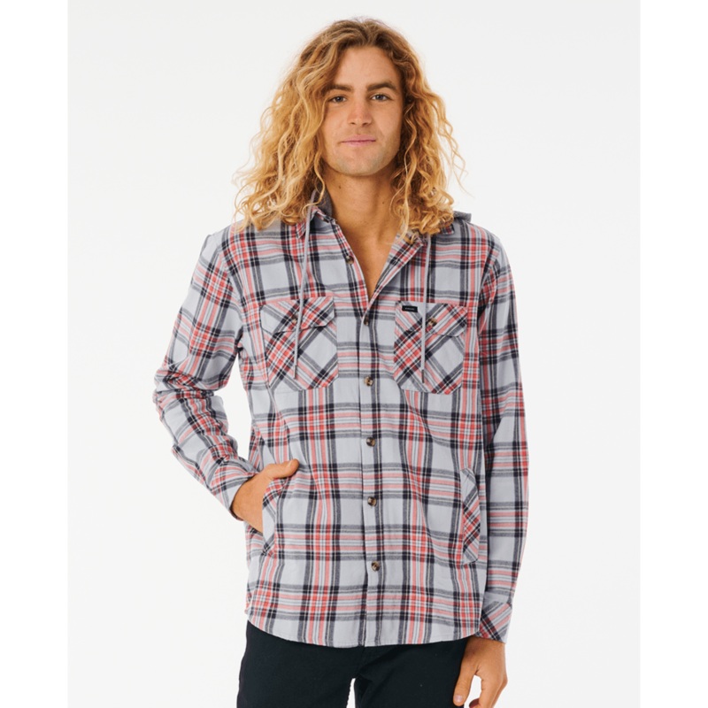 Rip Curl Ranchero Flannel L/S Shirt-Zen Blue