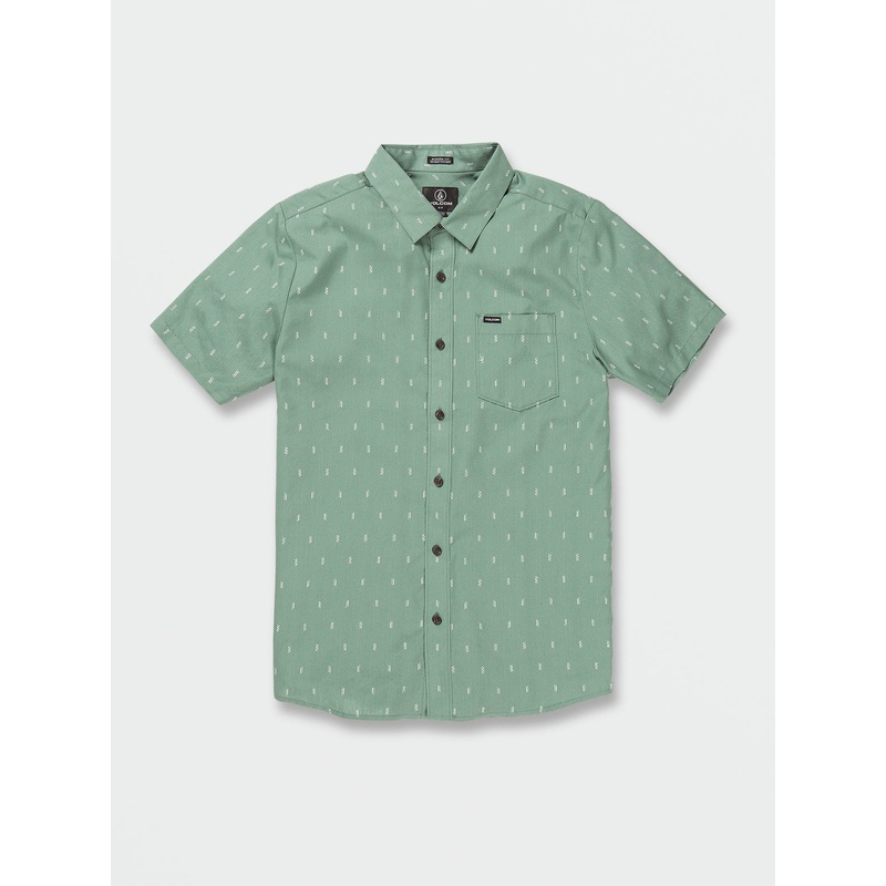 Volcom Dobbler S/S Shirt-Dark Forest