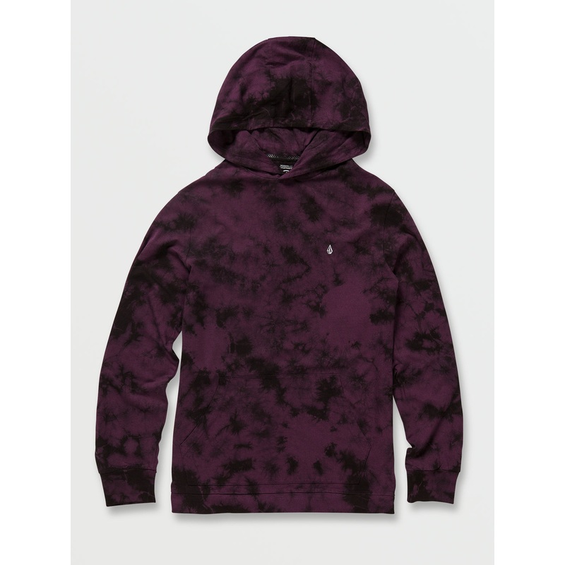 Volcom Stonedye Hooded Sweatshirt-Mulberry