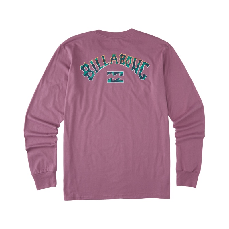 Billabong Arch Fill L/S Tee-Bright Purple