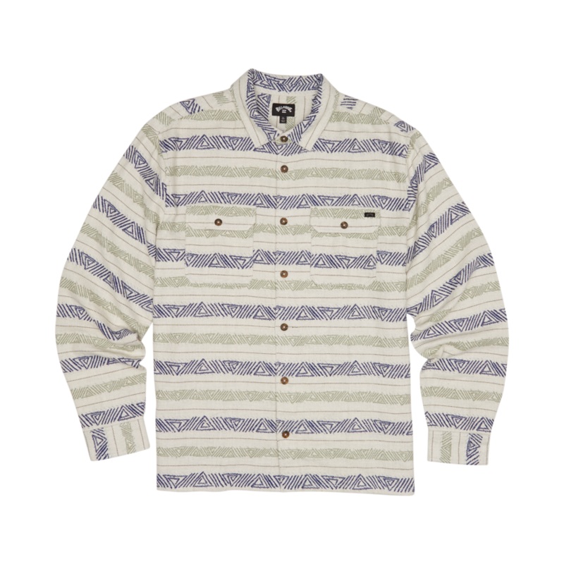 Billabong Offshore Jacquard Flannel L/S Shirt-Desert