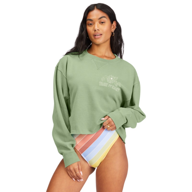 Billabong Take It Easy Sweatshirt-Agave