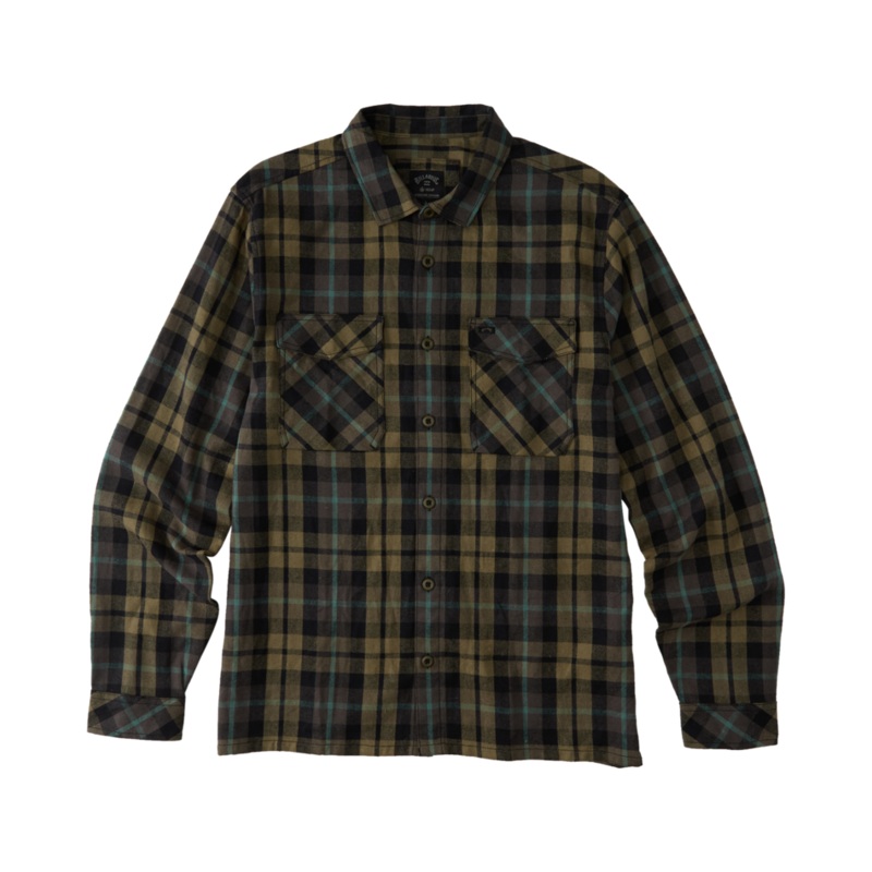 Billabong Westport Flannel L/S Shirt-Military