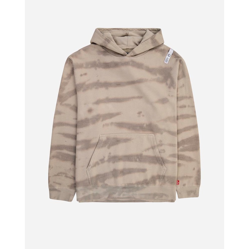 Lost Tiger Wash Hooded Sweatshirt-Stone