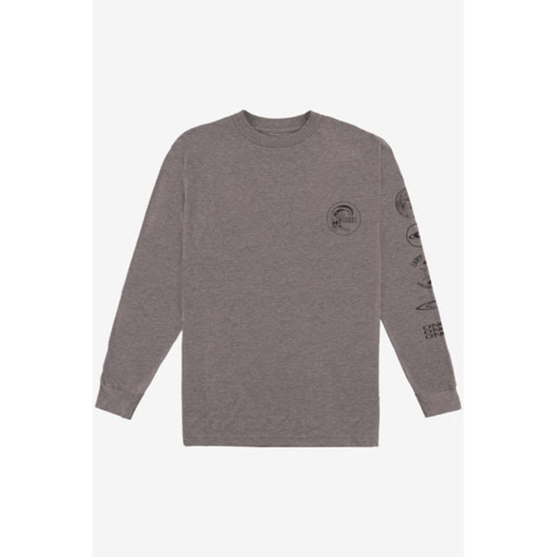 O’Neill Icons L/S Tee-Heather Grey