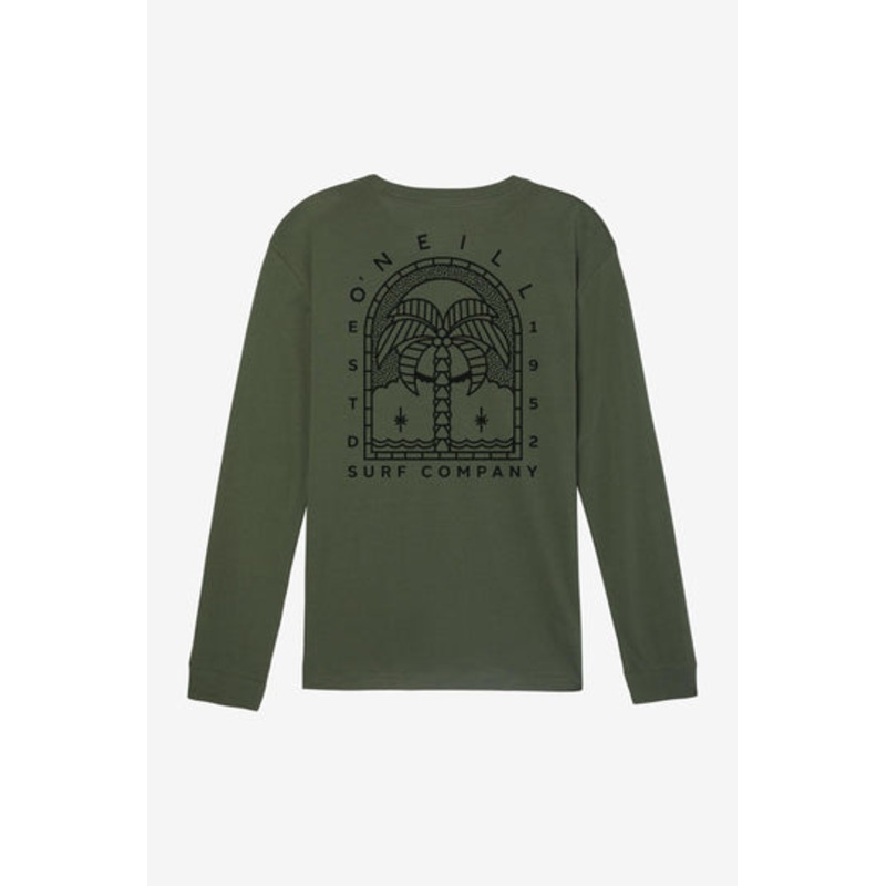 O’Neill La Palma L/S Tee-Dark Olive