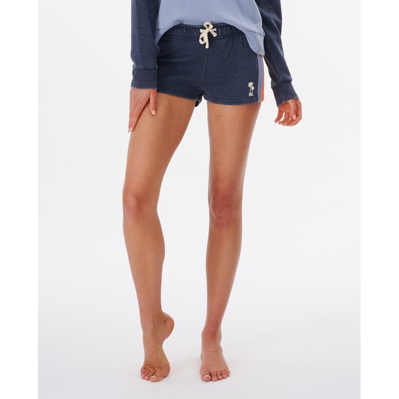 Rip Curl Melting Waves Fleece Shorts-Navy