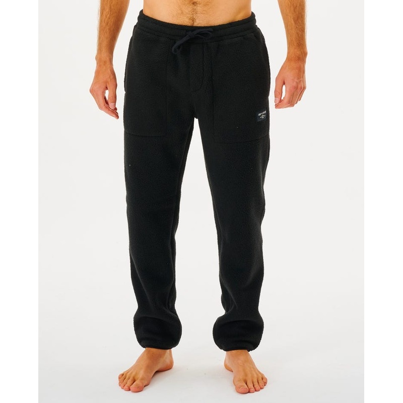Rip Curl Rincon Polar Fleece Pants-Black