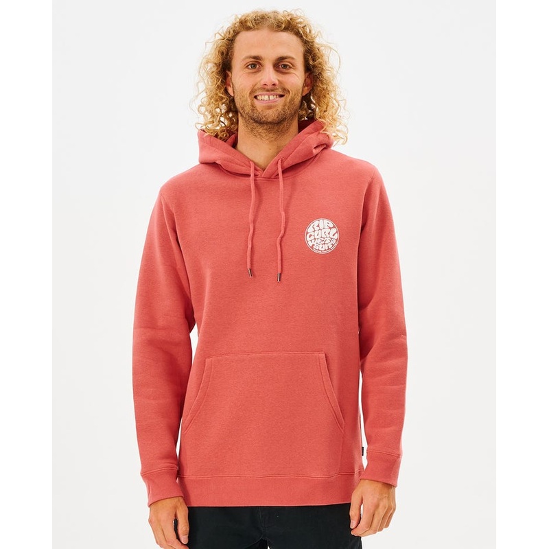 Rip Curl Wetsuit Icon Hooded Sweatshirt-Mushroom