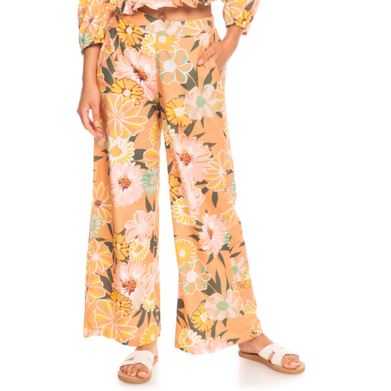 Roxy Midnight Avenue Again Pants-Toasted Nut