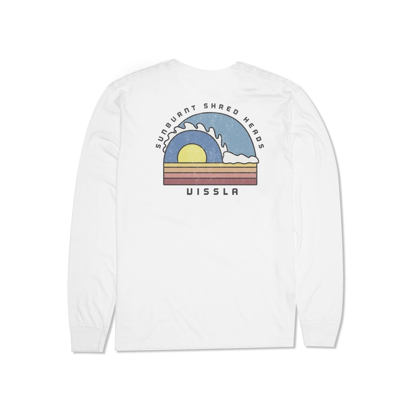 Vissla Tubez Pocket L/S Tee-White