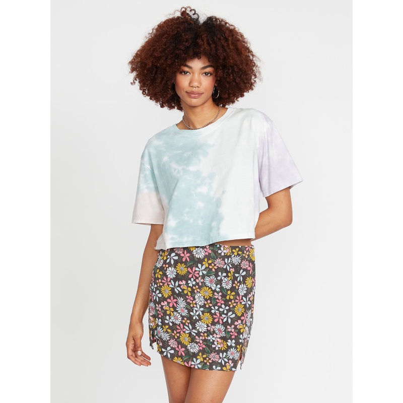 Volcom Galactic Stone Tee-Stone Blue