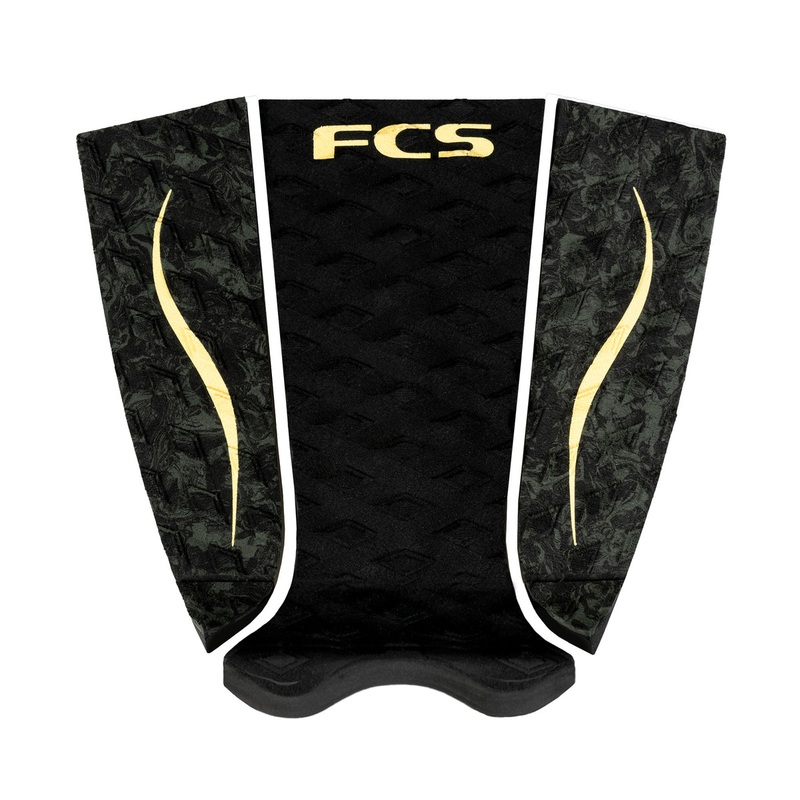 FCS Carissa Moore Traction Pad-Black/Gold