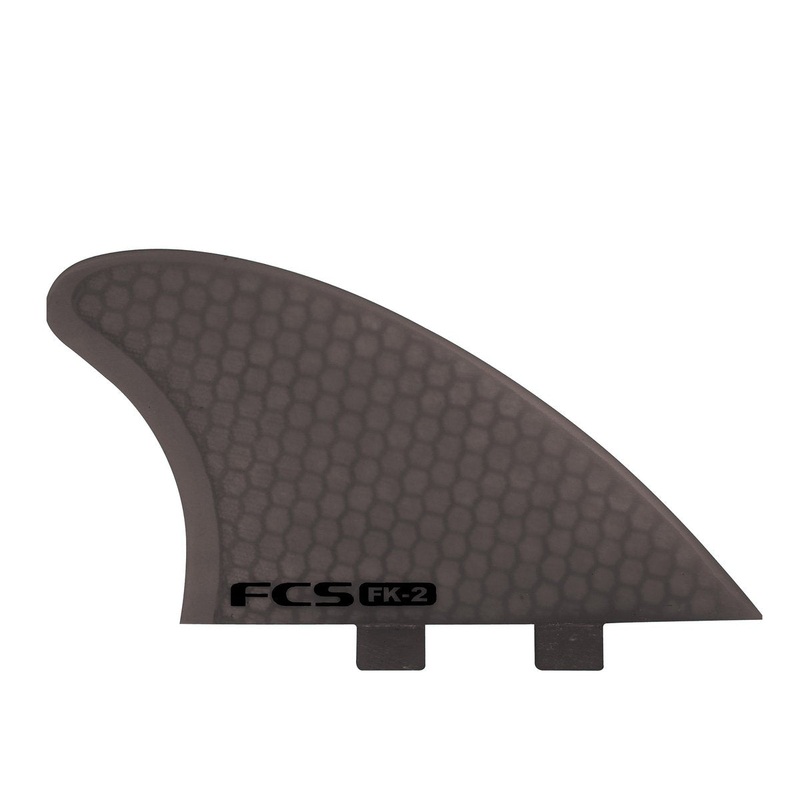 FCS FK-2 Keel PC Twin Fin Set-Smoke