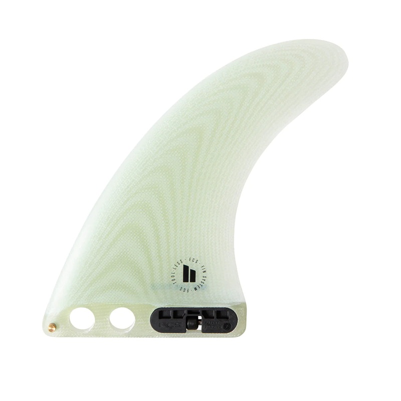 FCS II Mid PG Single Fin-Clear-6.5″