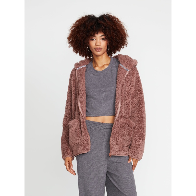 Volcom Lil Phuz Up Jacket-Raisin