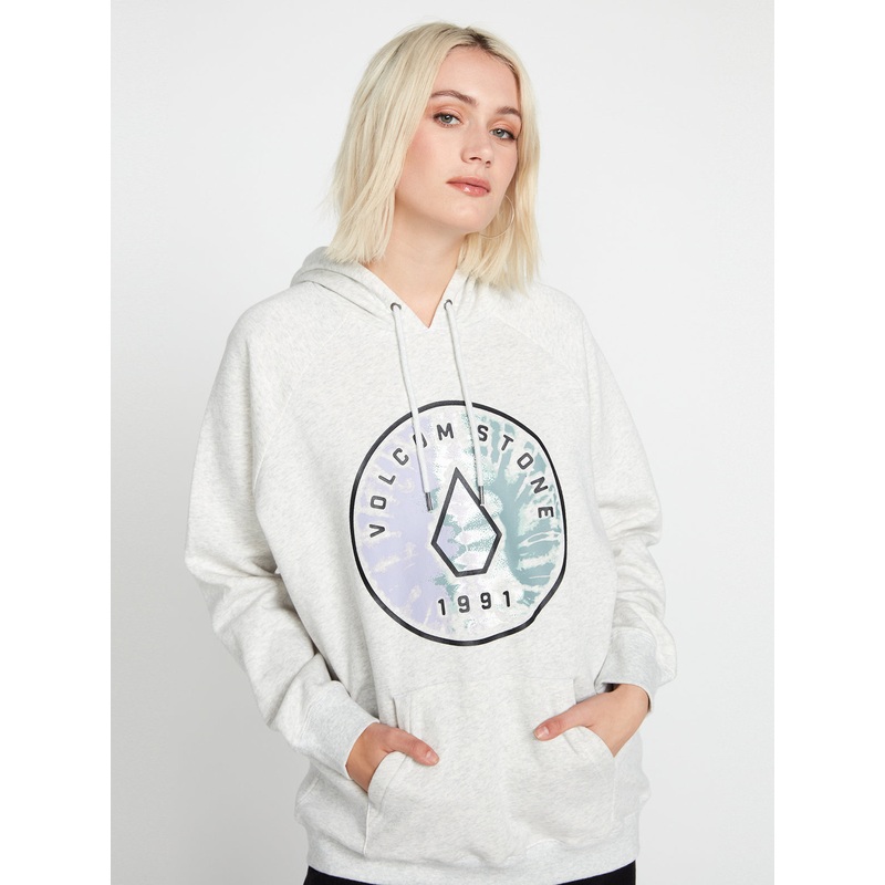 Volcom Truly Stoked Bf Sweatshirt-Light Grey