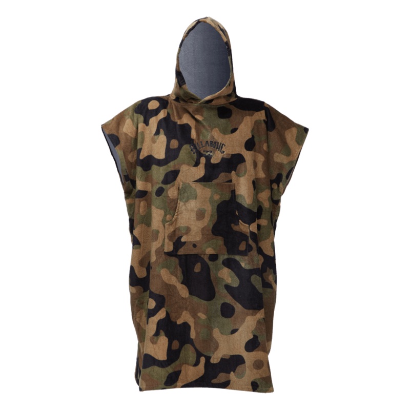 Billabong Hooded Towel Poncho-Camo