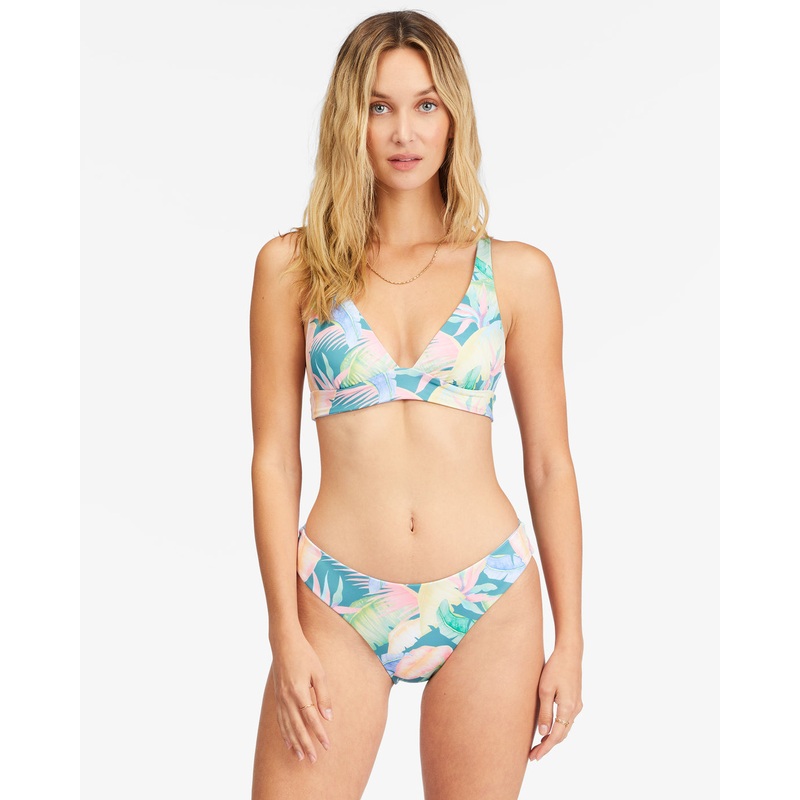 Billabong Rides And Tides Rev Band Tri Top-Multi