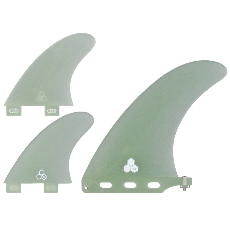 Channel Islands Mid 2+1 Fin Set-3.6″
