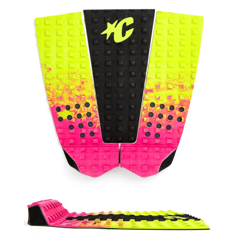 Creatures Italo Ferreira Lite Traction Pad-Pink Fade Lime Black