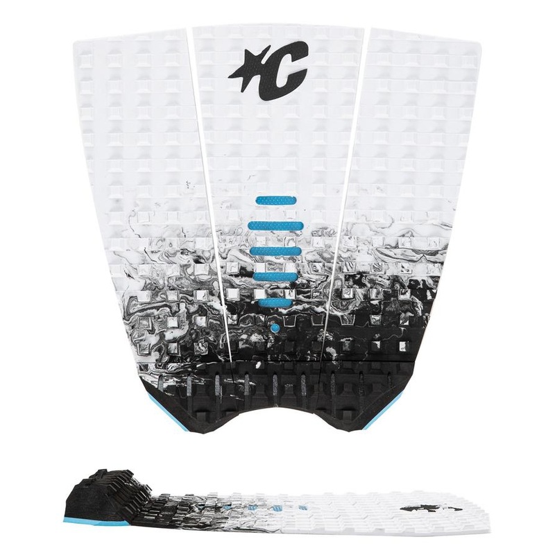 Creatures Mick Fanning Traction Pad-White Fade Black