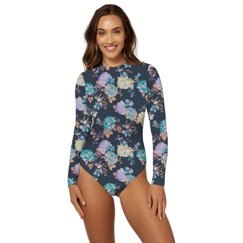 O’Neill Stella Myrtos L/S One Piece-Slate