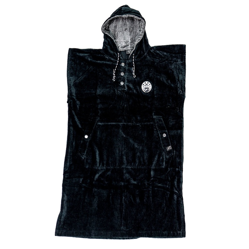 REAL x Slowtide Digs Poncho-Black